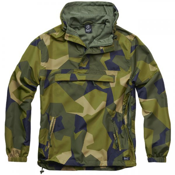 Brandit Summer Windbreaker - Swedisch Camo M90 - M