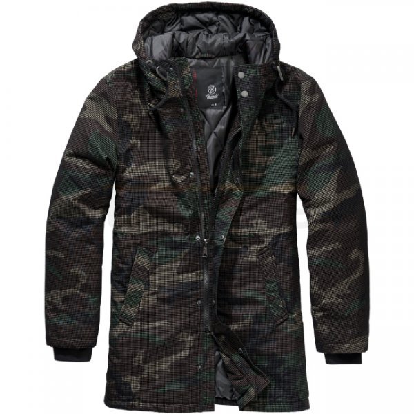 Brandit Grid-Camo Parka - Woodland - L