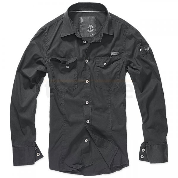 Brandit Shirt Slim - Black - M