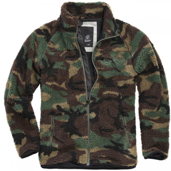 Brandit Teddyfleece Jacket - Woodland - 2XL