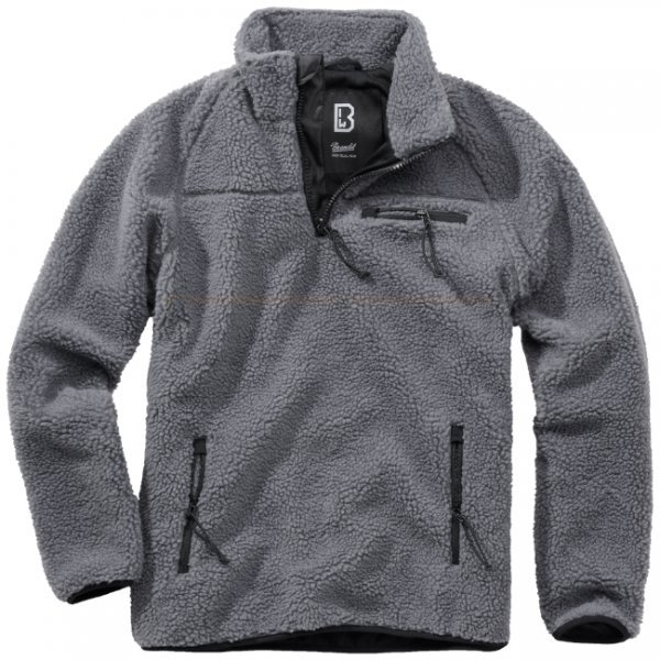 Brandit Teddyfleece Troyer - Anthracite - M