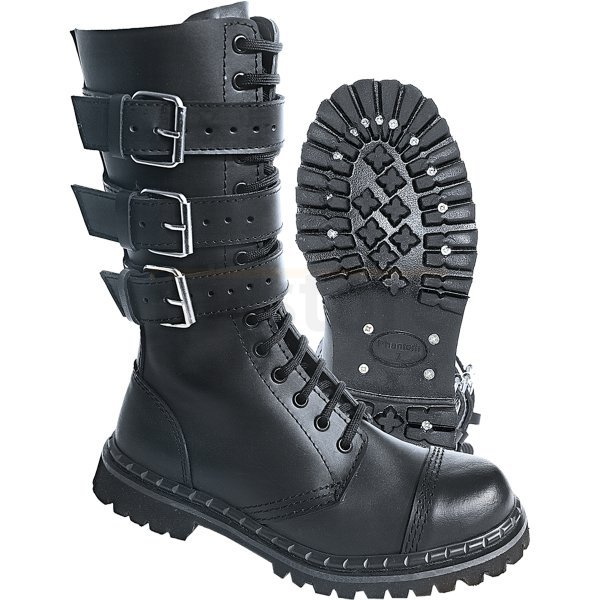 Brandit Phantom Boots 3-Buckle - Black - 42