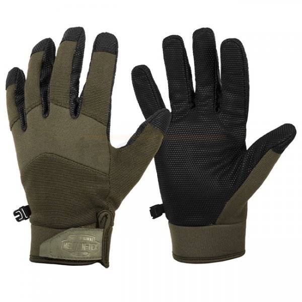 Helikon-Tex Impact Duty Winter Mk2 Gloves - Olive Green / Black B - M