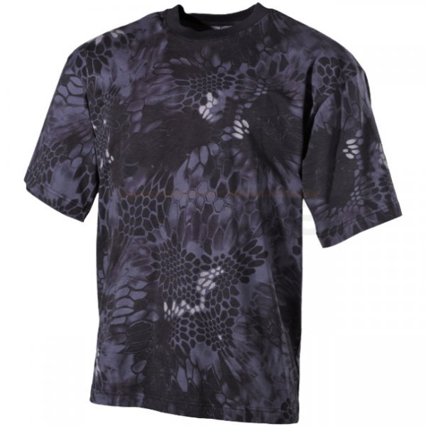 MFH US T-Shirt - Snake Black - L