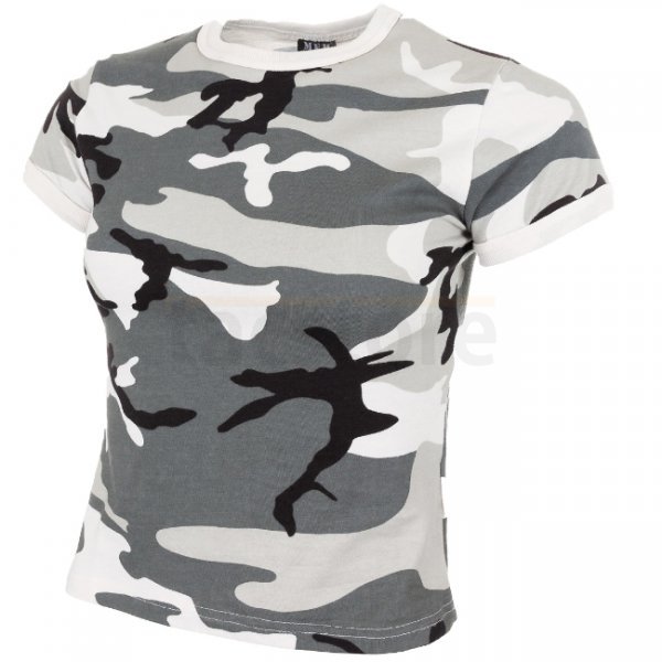 MFH US T-Shirt Women - Urban Camo - S