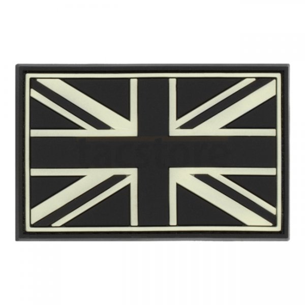 JTG Great Britain Rubber Patch - Glow in the Dark