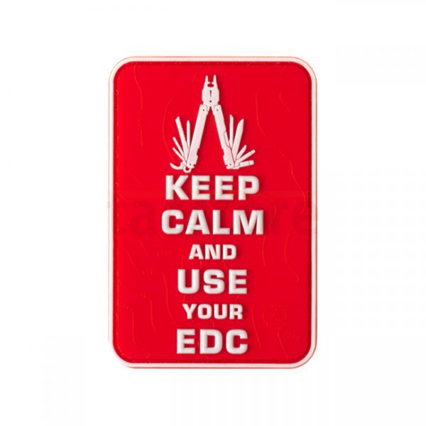 JTG Keep Calm EDC Rubber Patch - Color