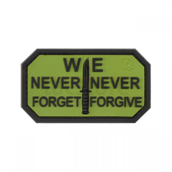 JTG Never Forget Rubber Patch - Forest