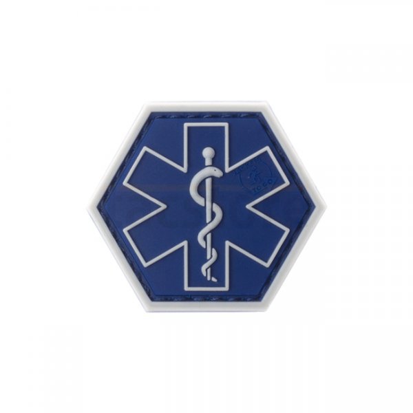 JTG Paramedic Hexagon Rubber Patch - Blue