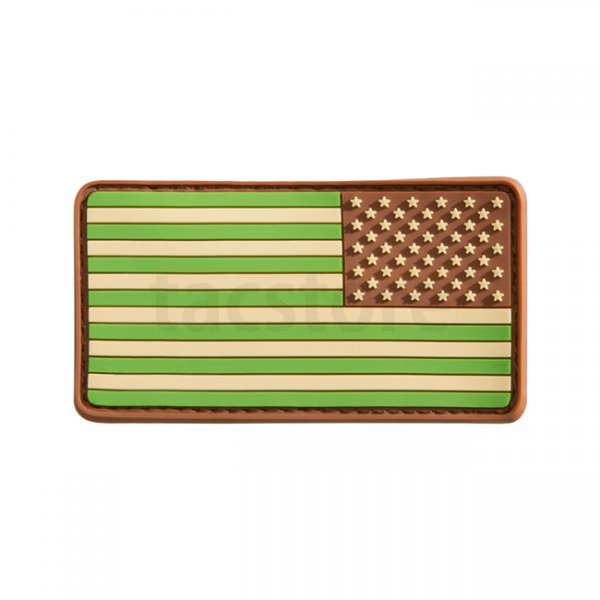 JTG US Flag Rubber Patch Reversed - Multicam