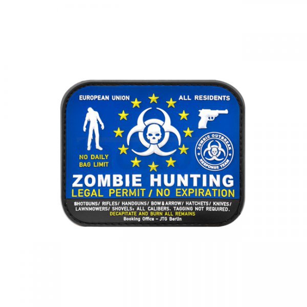 JTG Zombie Hunter Rubber Patch - Color