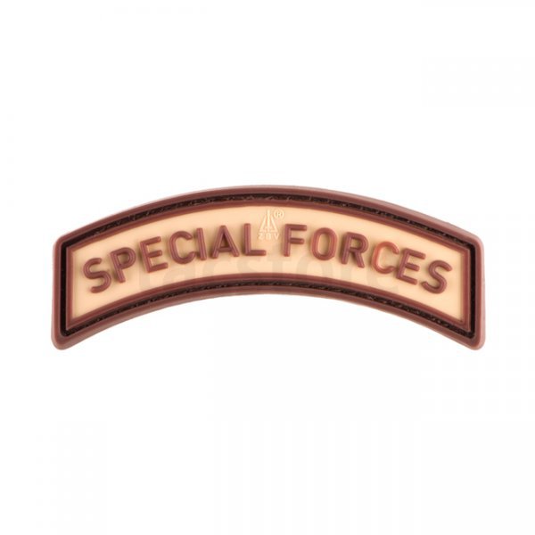 JTG Special Forces Tab Rubber Patch - Desert