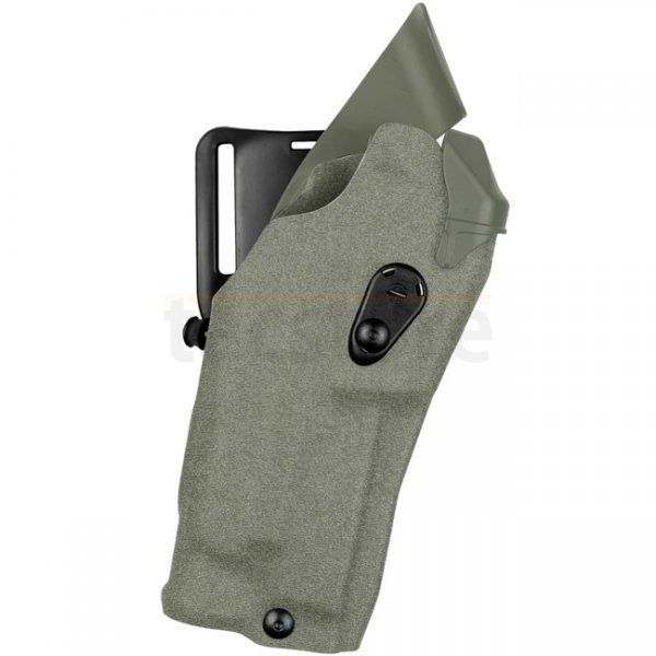 Safariland 6390RDS ALS Mid-Ride Holster STX Tactical Sig Sauer P320RX RedDot & TacLight - Olive - Right