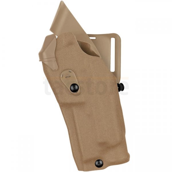 Safariland 6390RDS ALS Mid-Ride Holster STX Tactical Sig Sauer P320RX RedDot & TacLight - Coyote - Left