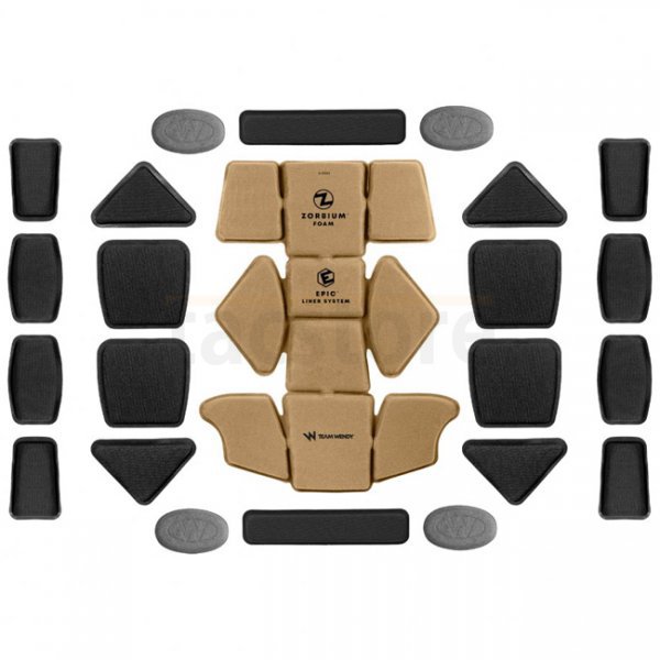 Team Wendy EPIC Combat Pads System - Coyote - XL