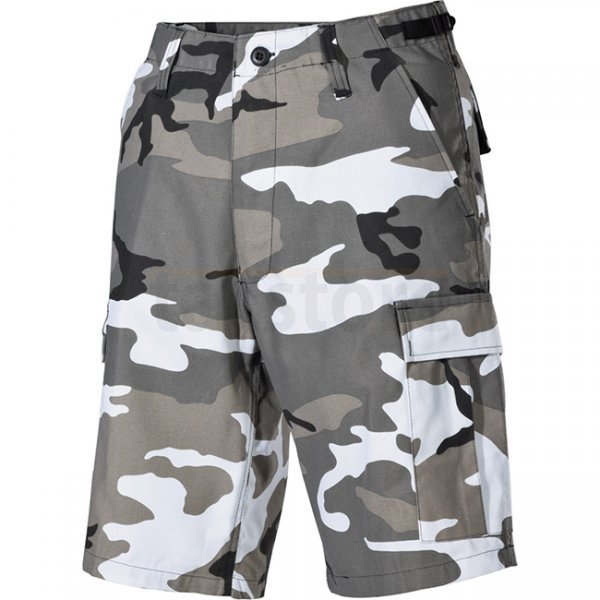 MFH BW Bermuda Shorts Side Pockets  - Urban Camo - 3XL