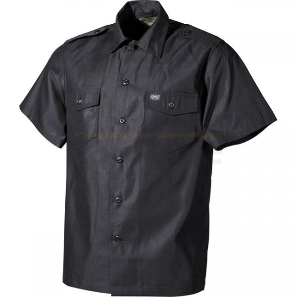 MFH US Shirt Short Sleeve - Black - XL