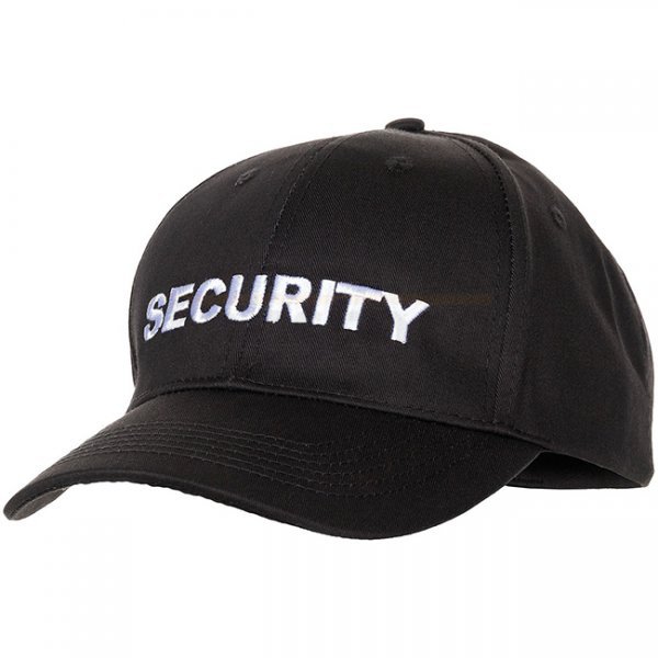 MFH US Ballcap Size Adjustable SECURITY - Black