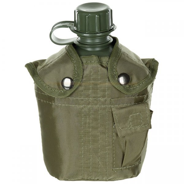 MFH US Canteen & Cover 1 l - Olive