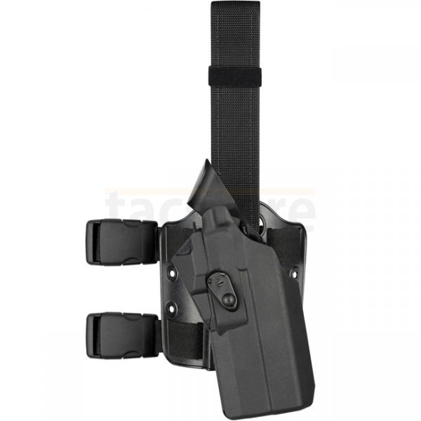 Safariland 7384RDS 7TS ALS OMV Tactical Holster Glock 19/23/45 RedDot & Compact TacLight - Black - Left