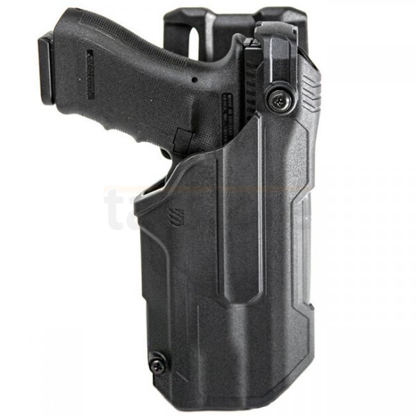 BLACKHAWK T-Series L3D LB Duty Holster Glock 17/19/22/23/31/32/45/47 TLR-7/8 RH - Black