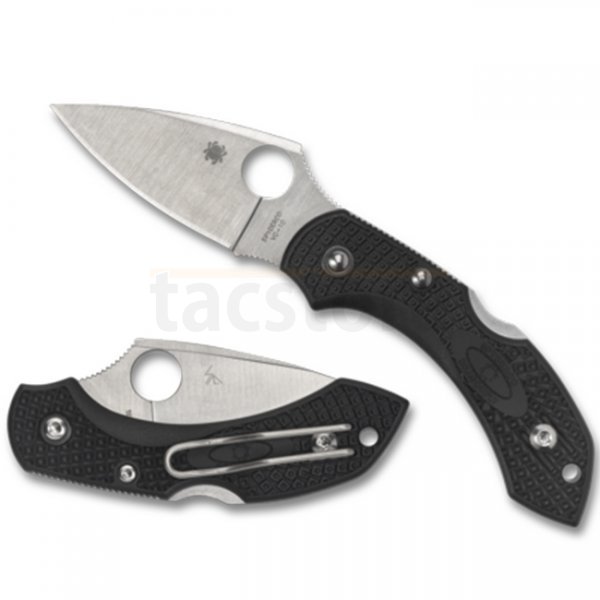 Spyderco C28 Dragonfly2 Lightweight Plain Edge Folder - Black