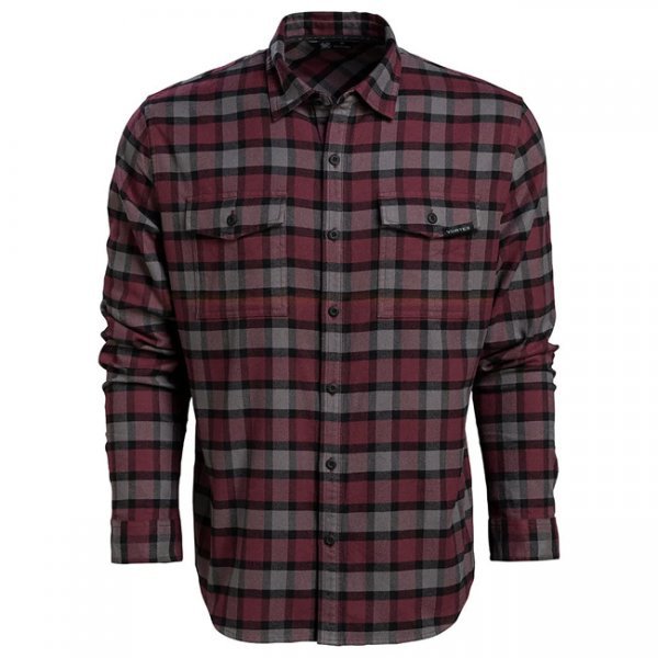 Vortex Optics Timber Rush Flannel - Red - S