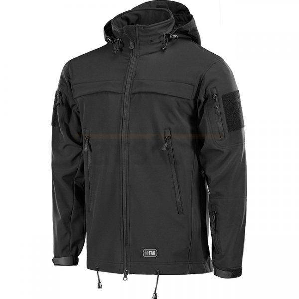 M-Tac Soft Shell Police Jacket - Black - XL