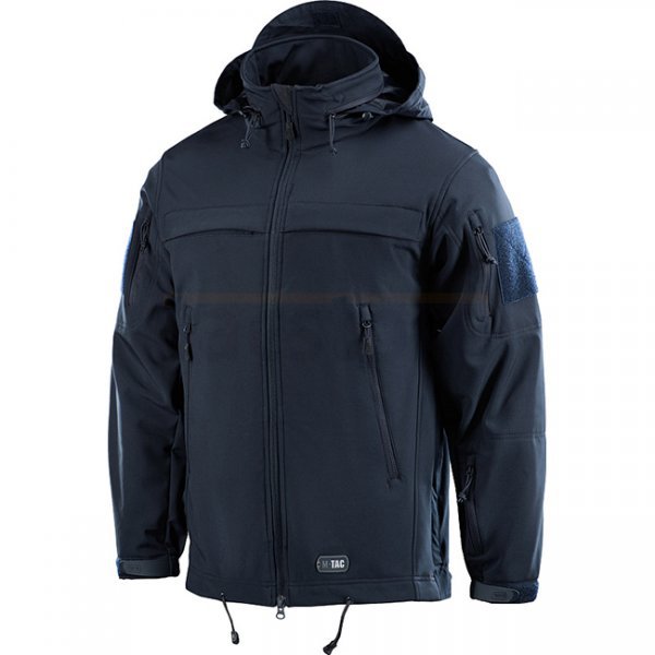 M-Tac Soft Shell Police Jacket - Navy Blue - S