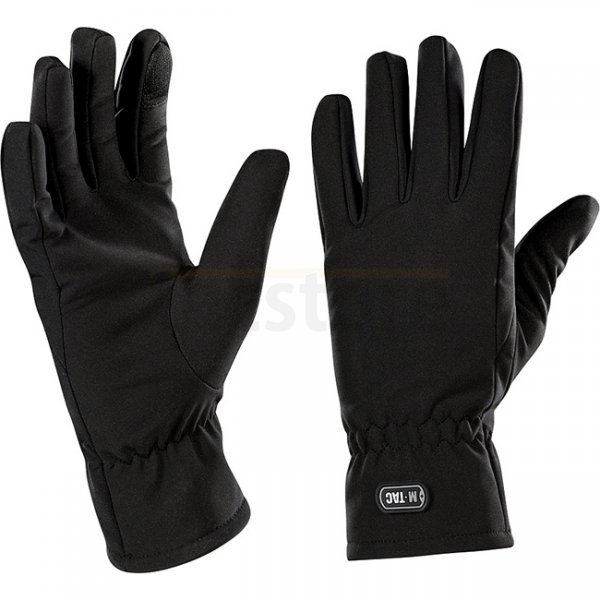 M-Tac Soft Shell Winter Gloves - Black - M