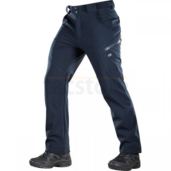 M-Tac Soft Shell Winter Pants - Dark Navy Blue - M