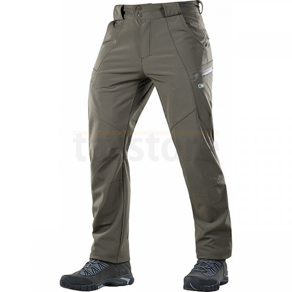 M-Tac Soft Shell Winter Pants - Olive - 3XL