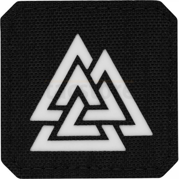 M-Tac Valknut Laser Cut Square Patch - Black/GID