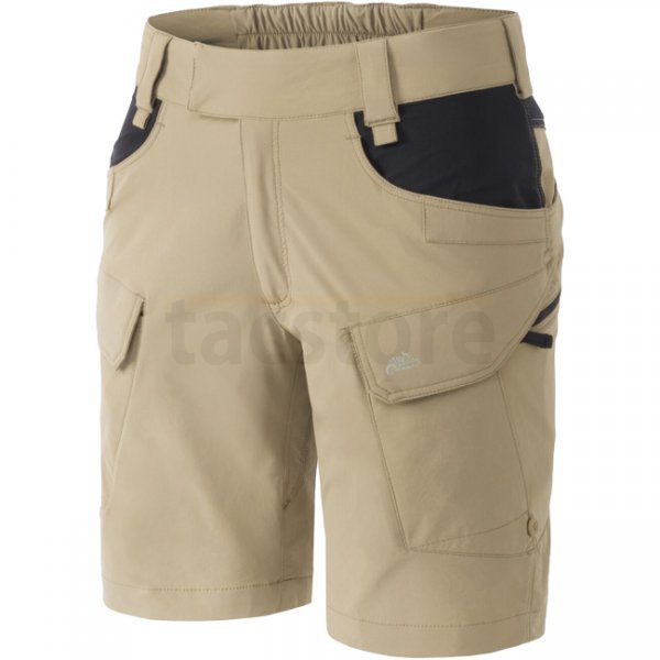 Helikon-Tex Women's OTS Outdoor Tactical Shorts 8.5 - Khaki / Black - XS