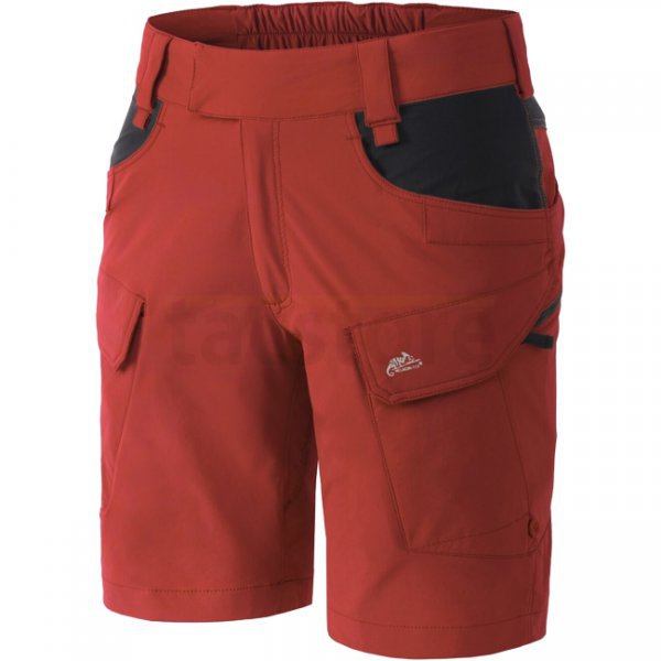 Helikon-Tex Women's OTS Outdoor Tactical Shorts 8.5 - Crimson Sky / Black - M