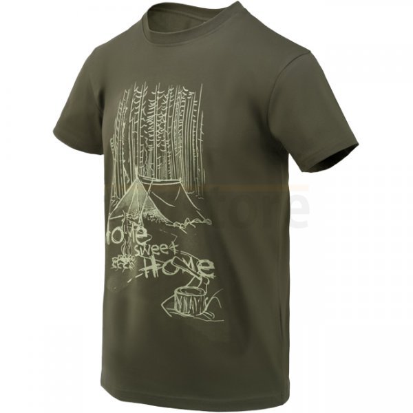 Helikon-Tex T-Shirt Home Sweet Home - Taiga Green - XL