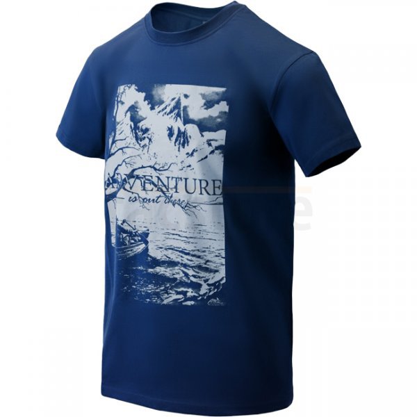 Helikon-Tex T-Shirt Adventure Is Out There - Dark Azure - L