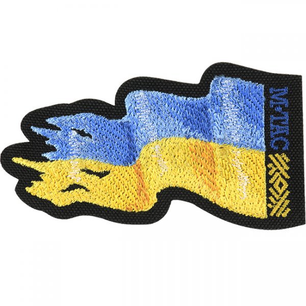 M-Tac Battle Flag of Ukraine Embroidery Patch Right - Black