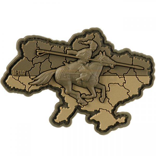 M-Tac Cossack Ukraine 3D Rubber Patch - Coyote