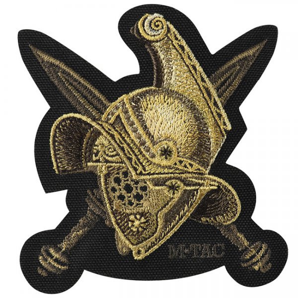 M-Tac Gladiator Helmet Embroidery Patch - Black