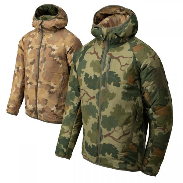 Helikon-Tex Reversible Wolfhound Hoodie Jacket Windpack - Mitchell Camo Leaf / Mitchell Camo Clouds - XL