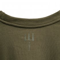 Pitchfork Trident Print T-Shirt - Ranger Green - L