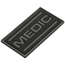 M-Tac Medic Rubber Patch - Black / Grey