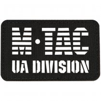 M-Tac UA Division Laser Cut Patch - Black