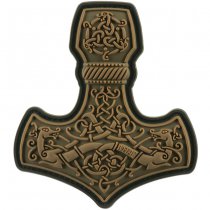 M-Tac Mjolnir Rubber Patch Large - Coyote