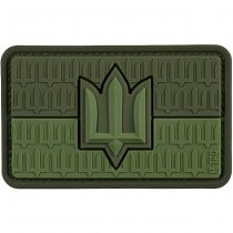 M-Tac Flag of Ukraine & Trident of the Armed Forces Rubber Patch - Olive