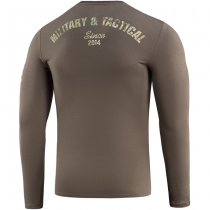 M-Tac Logo Long Sleeve T-Shirt - Dark Olive - M