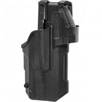 BLACKHAWK T-Series L2D RDS Duty Holster Glock 17/19/22/23/31/32/45/47 TLR-7/8 RH - Black