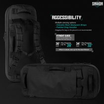 Savior Equipment Specialist Covert Single Rifle Case 30 Inch - Black