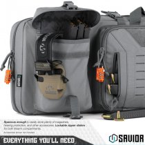 Savior Equipment Urban Warfare Double Rifle Bag 42 Inch - Grey